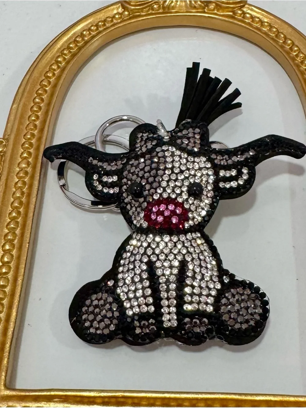 New Gray Baby Longhorn Keychain/Bag Charm